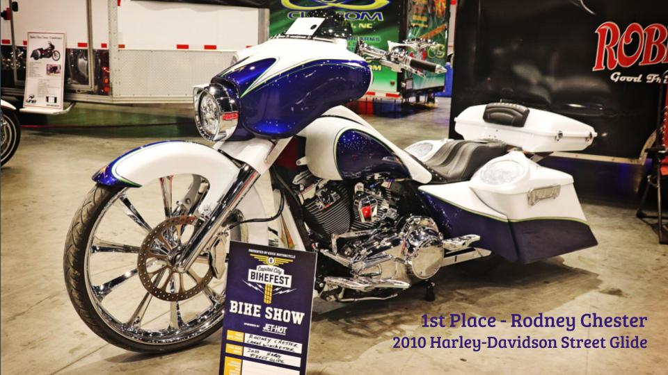 2018 Capital City Bikefest "Best Touring Bike" award-winner Rodney Chester.