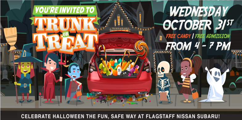 Flagstaff Nissan Subaru To Celebrate Halloween With 2nd Annual Trunk-Or-Treat Event