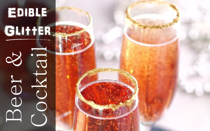 Our Edible Glitters Make the Perfect Garnish!