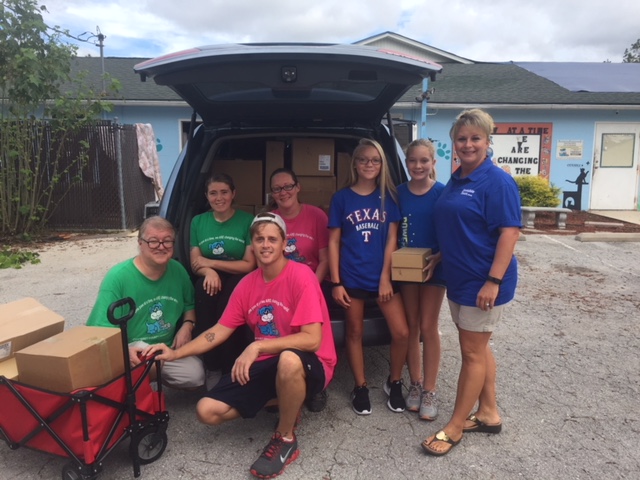 Invisible Fence of Raleigh donates pet supplies to rescues, shelters and adoption centers such as Paws for Carteret and Carteret County Humane Society.