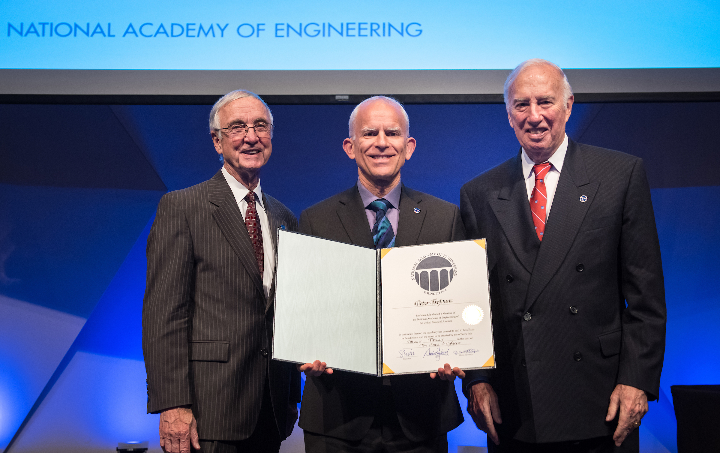 Peter Trefonas, Ph.D. was inducted into the National Academy of Engineering (NAE)