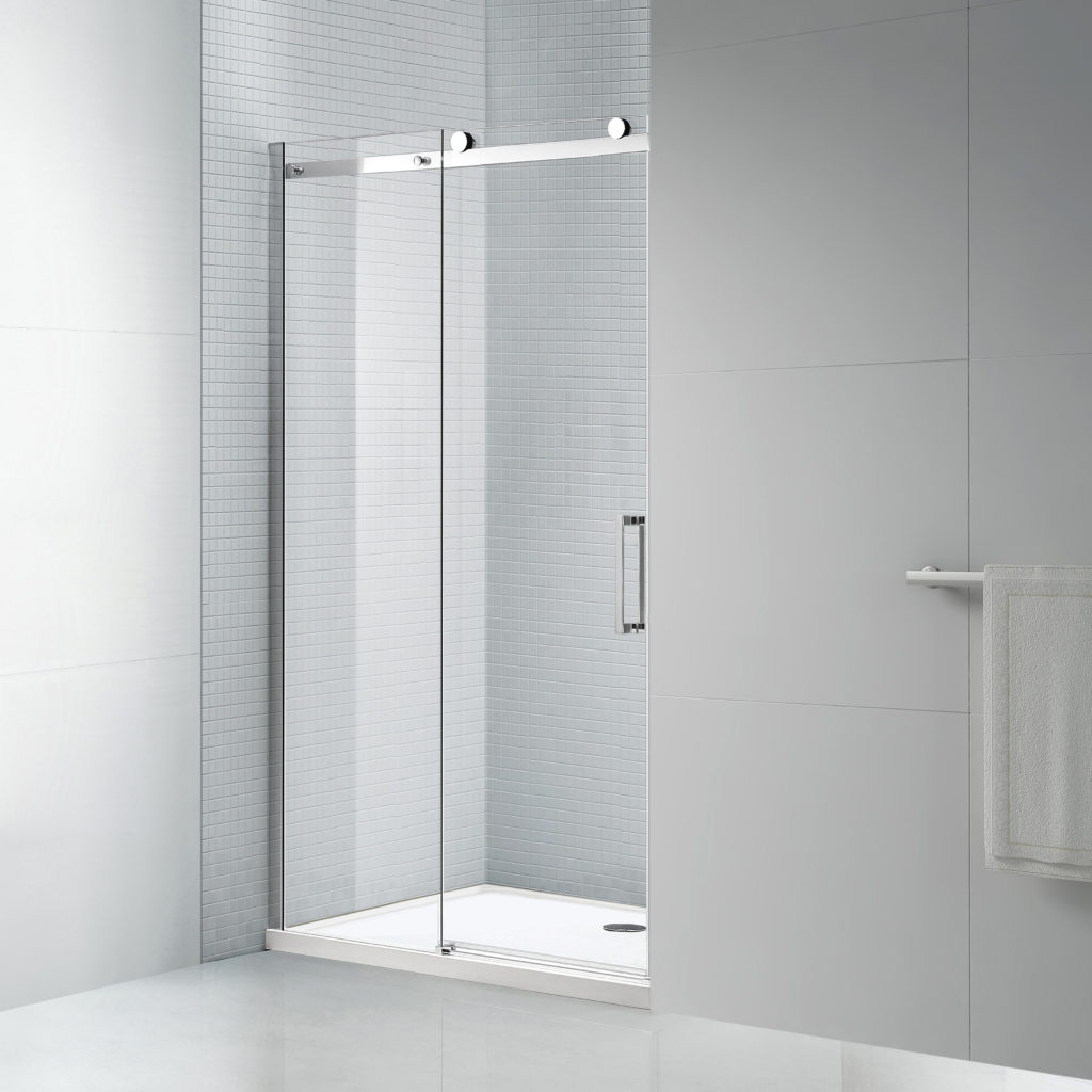 BEEOS2 8mm Tempered Glass Sliding Shower Door