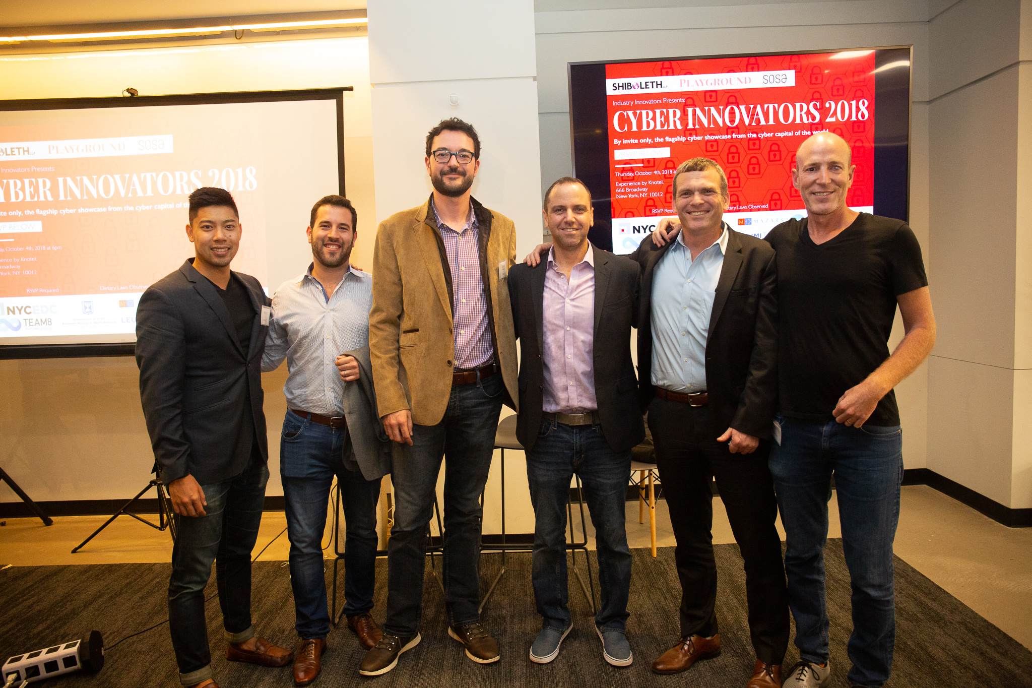 Photo (left to right): Wilson Lin, Ben Borodach, Lluis Pedragosa, Guy Franklin, Nadav Zafrir, and Guy Poreh