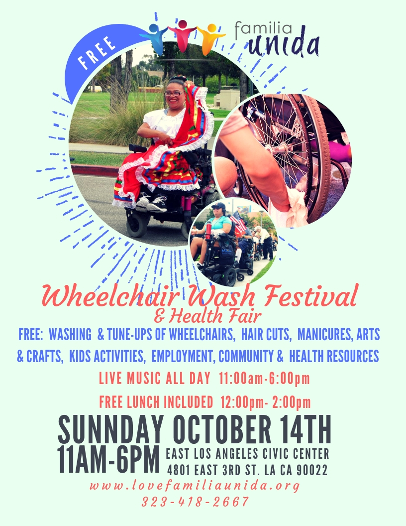 Familia Unida Wheelchair Wash Festval