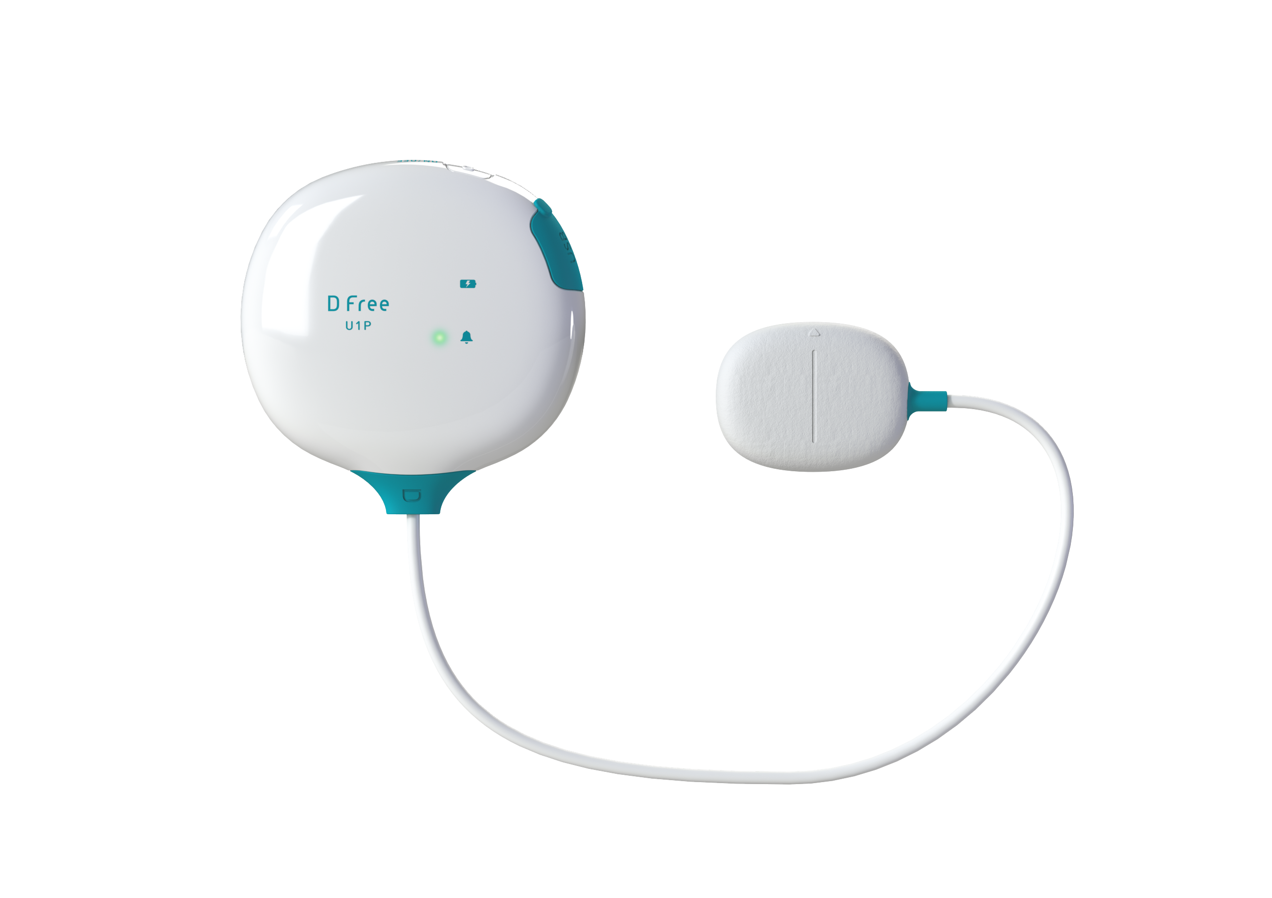 DFree is the first wearable device for incontinence that notifies the user when it’s time to go to the bathroom via Bluetooth® to a smartphone or tablet via the DFree app.