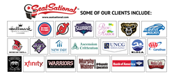 SeatSational™ has a wide variety of clients in sports, entertainment and corporate marketing and promotion.
