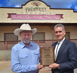 L. Ron Hubbard Western Books Commemorated for Keeping the Old West...  Image