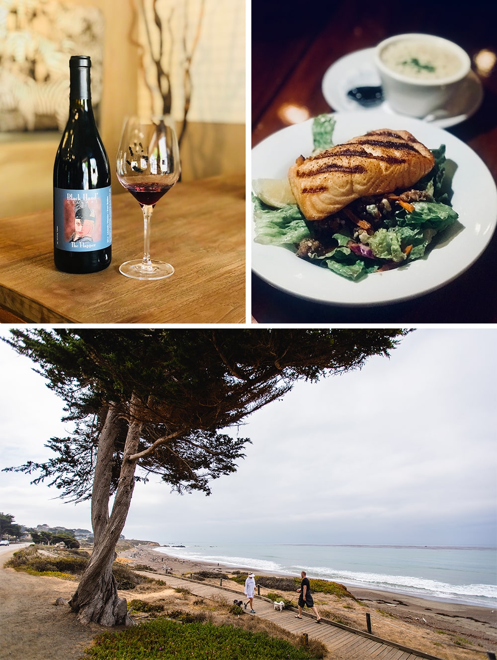A glass of red wine, fresh seafood, and a stroll along the Pacific Ocean will make every trip memorable.