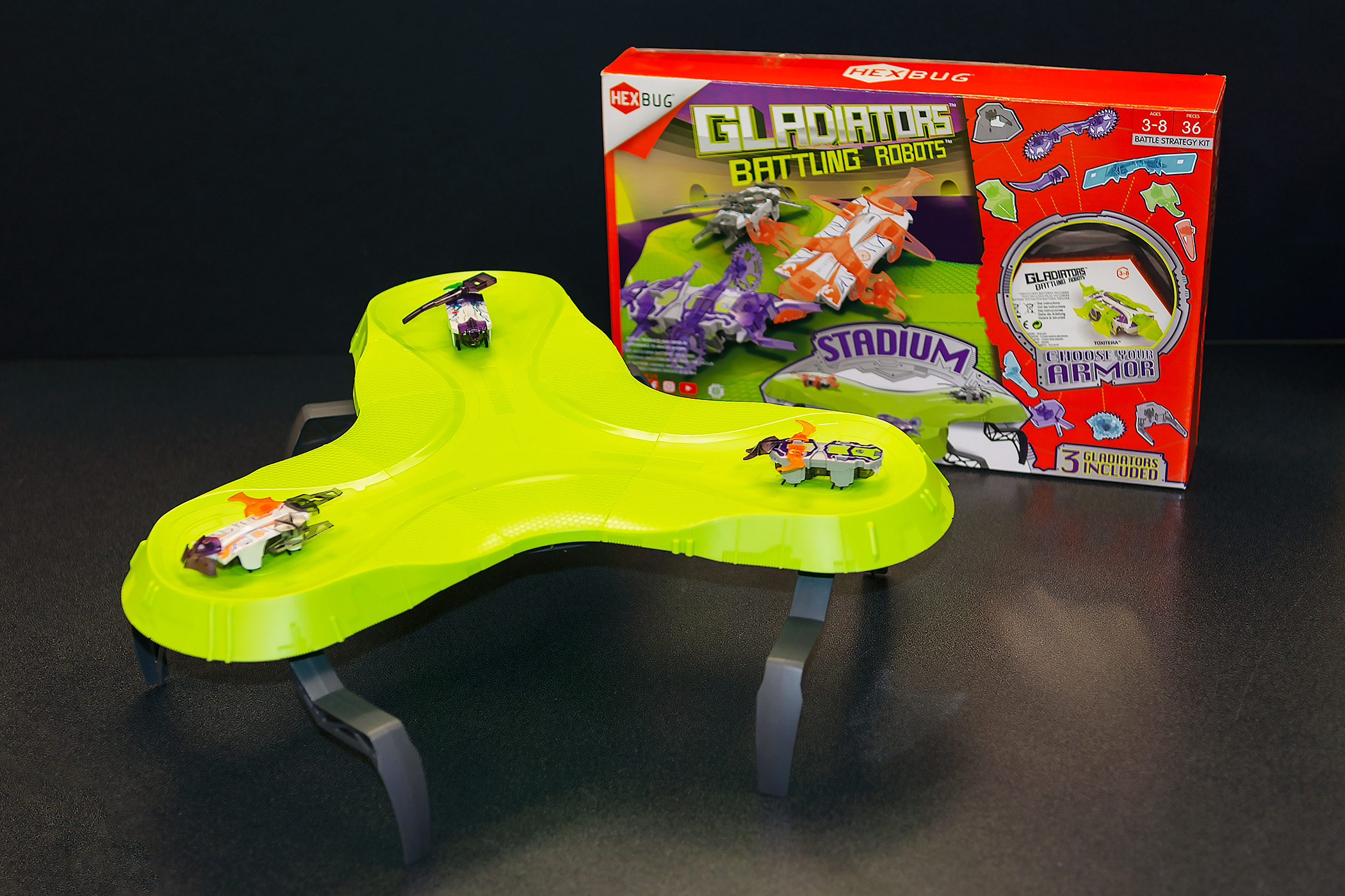 Coming in third place is the HexBug Gladiator.