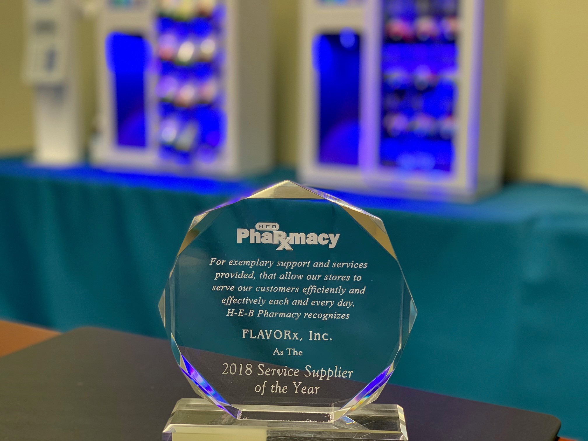 2018 HEB Pharmacy Service Supplier of the Year Award