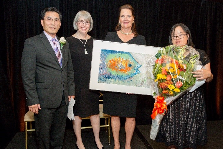 Yen Wong, Elaine Masket (“A Matter of Taste” co-chair and director, The Arc Westchester Foundation), Nancy Patota (executive director, The Arc Westchester Foundation), Jennifer Wong.