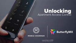 Mobile Doorman, the industry-leading creator of custom-branded resident apps in multifamily, today announced a partnership with ButterflyMX, the world’s most sophisticated, smart intercom platform.