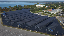 Solar carport at LEGOLAND Florida