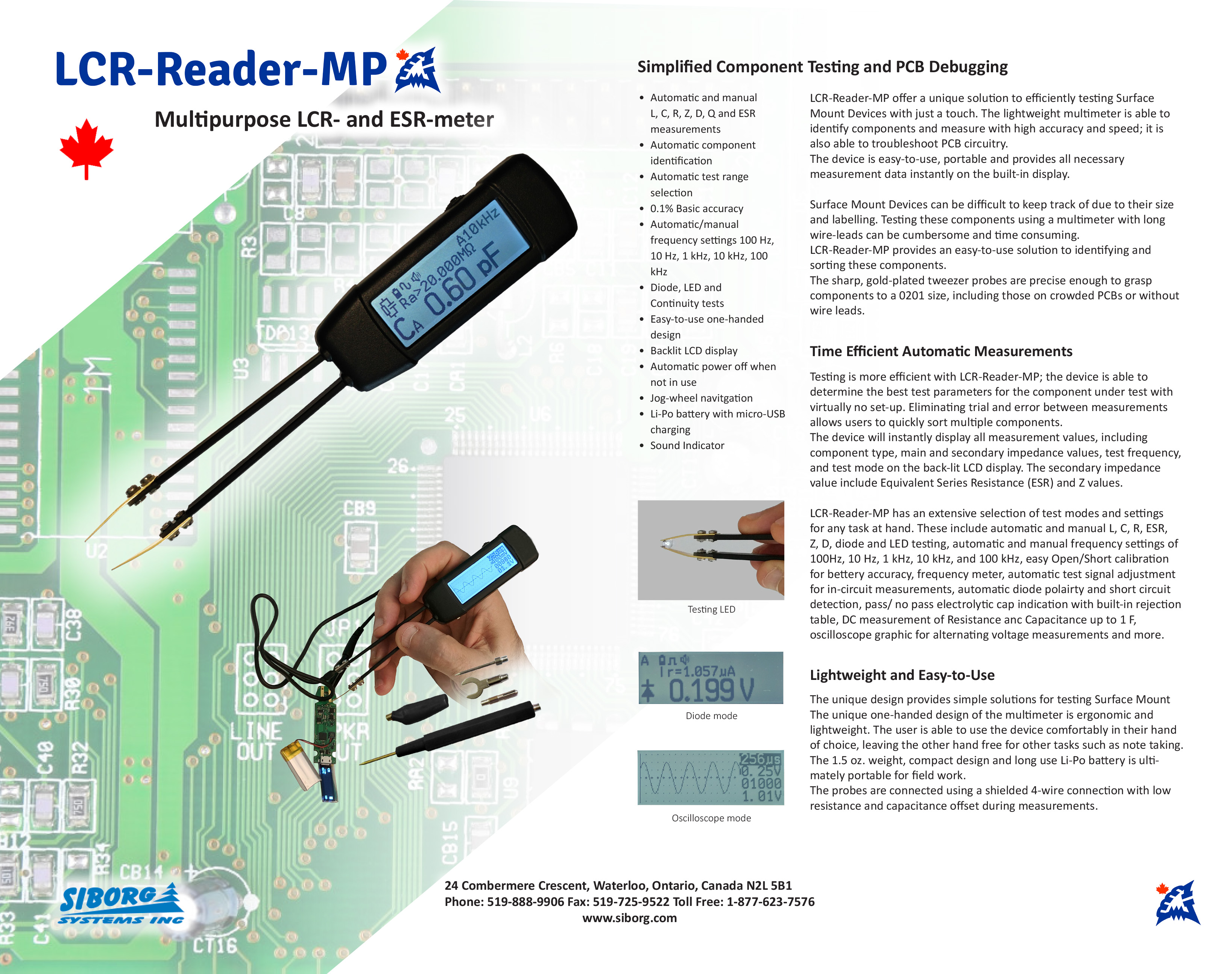 LCR-Reader-MP informational flier