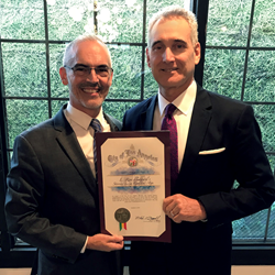 LA City Council Member Mitch O'Farrell Presents Certificate of... 