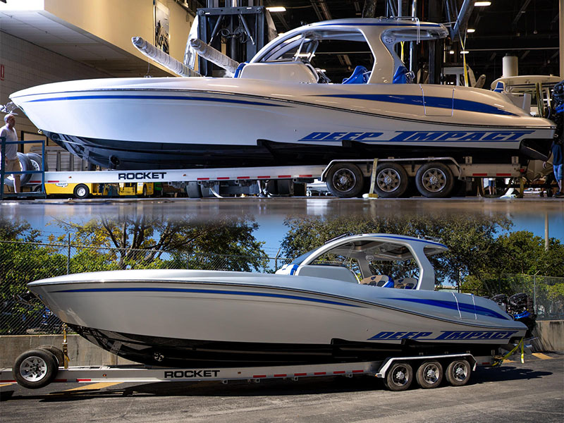 Deep Impact Custom Boats Moving in to Fort Lauderdale Boat Show