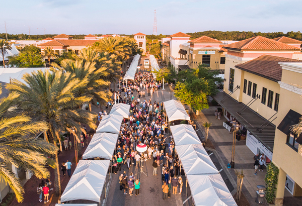 South Walton Beaches Wine and Food Festival takes place the last weekend in April in beautiful Grand Boulevard, located along the award-winning South Walton beaches in Northwest Florida.