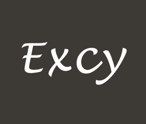 Excy Logo Black Background