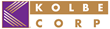 Purple and copper Kolbe Corp logo