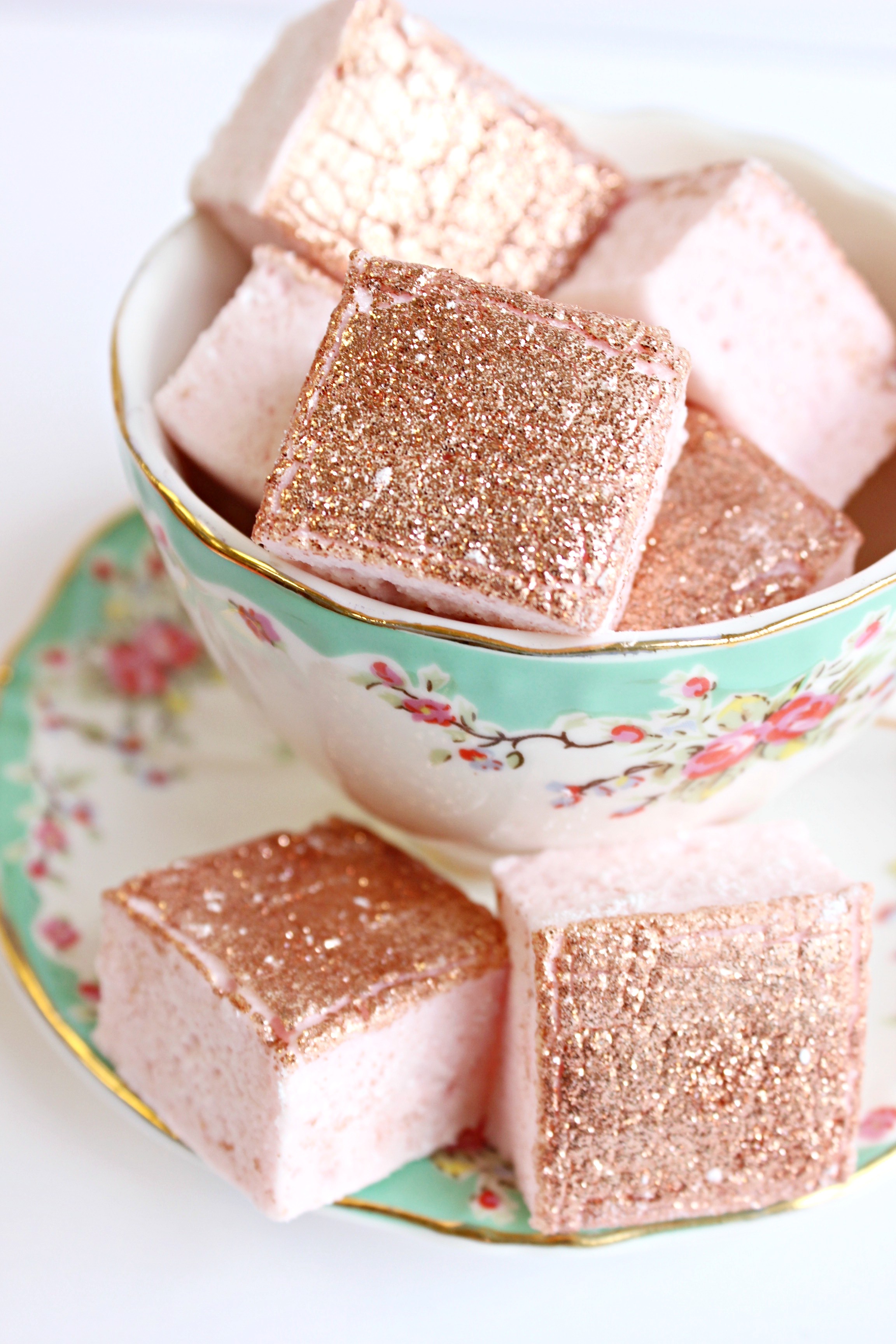 XO Marshmallow's Rose Gold Rosé marshmallows