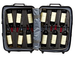 wine bottle suitcase