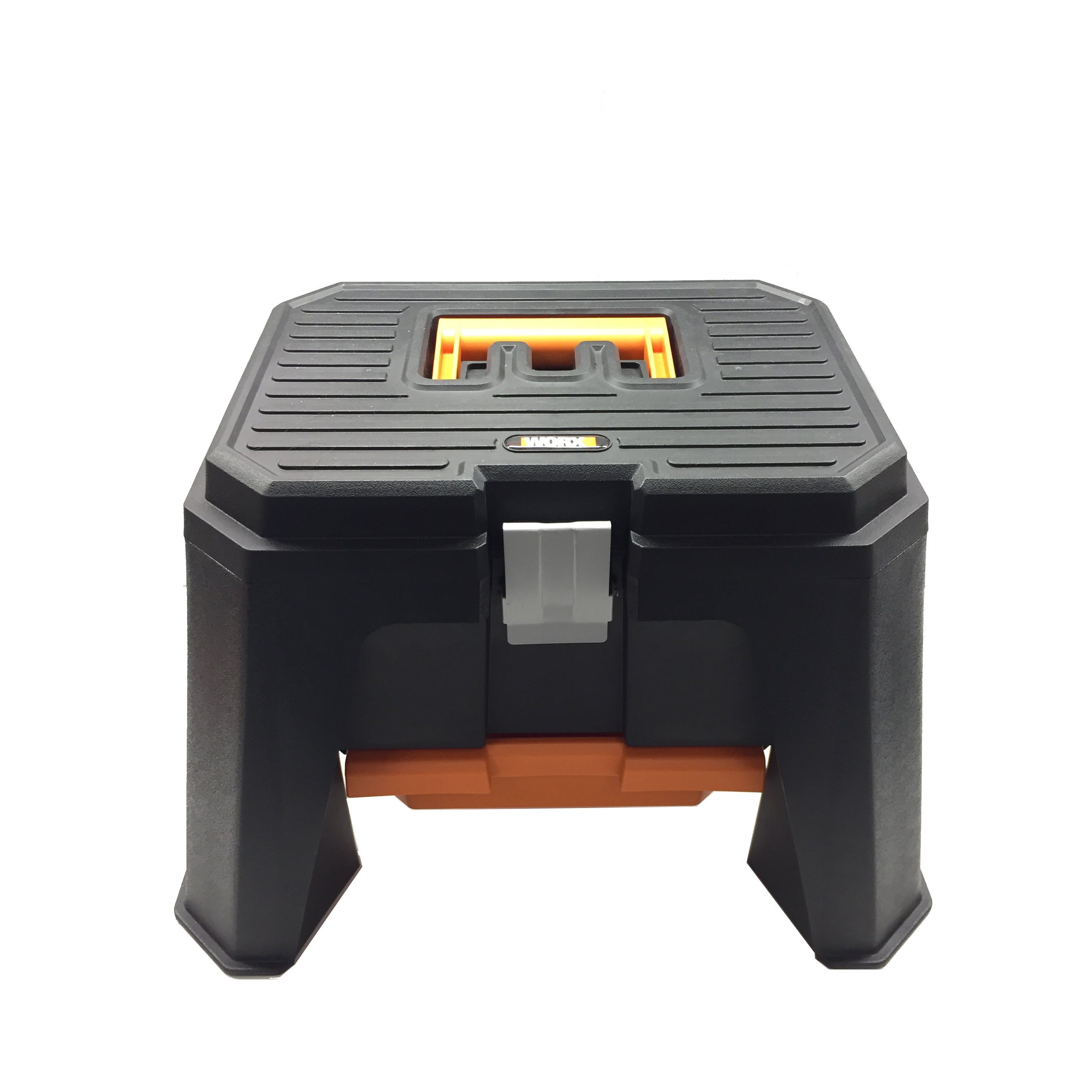 New WORX Storage Step Stool Doubles As Portable Tool Box with PullOut