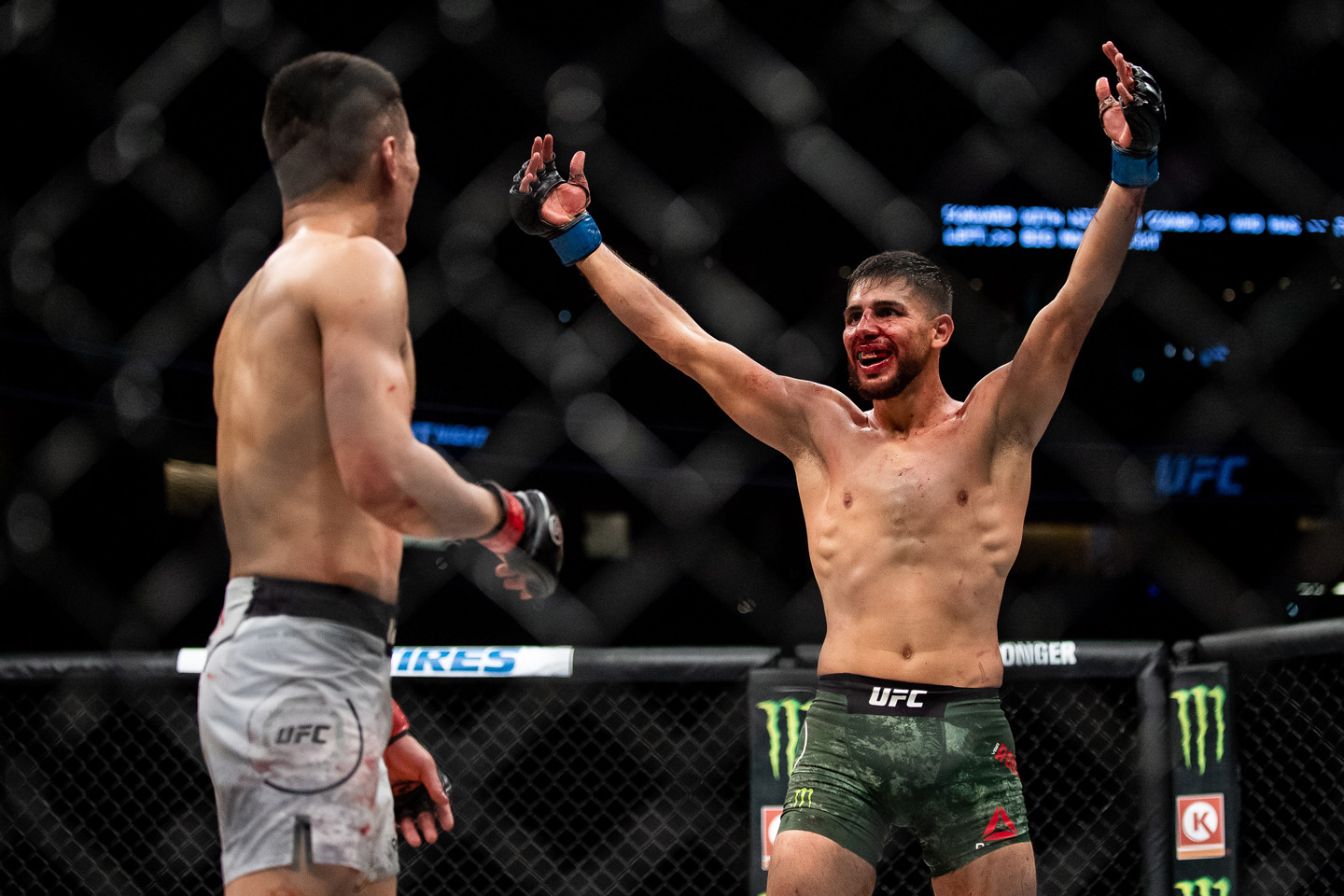 Monster Energy’s Yair Rodriguez Knocks Out Chang Sung Jung In the Main Event in the Last Second of Epic “Fight of the Year” Contender