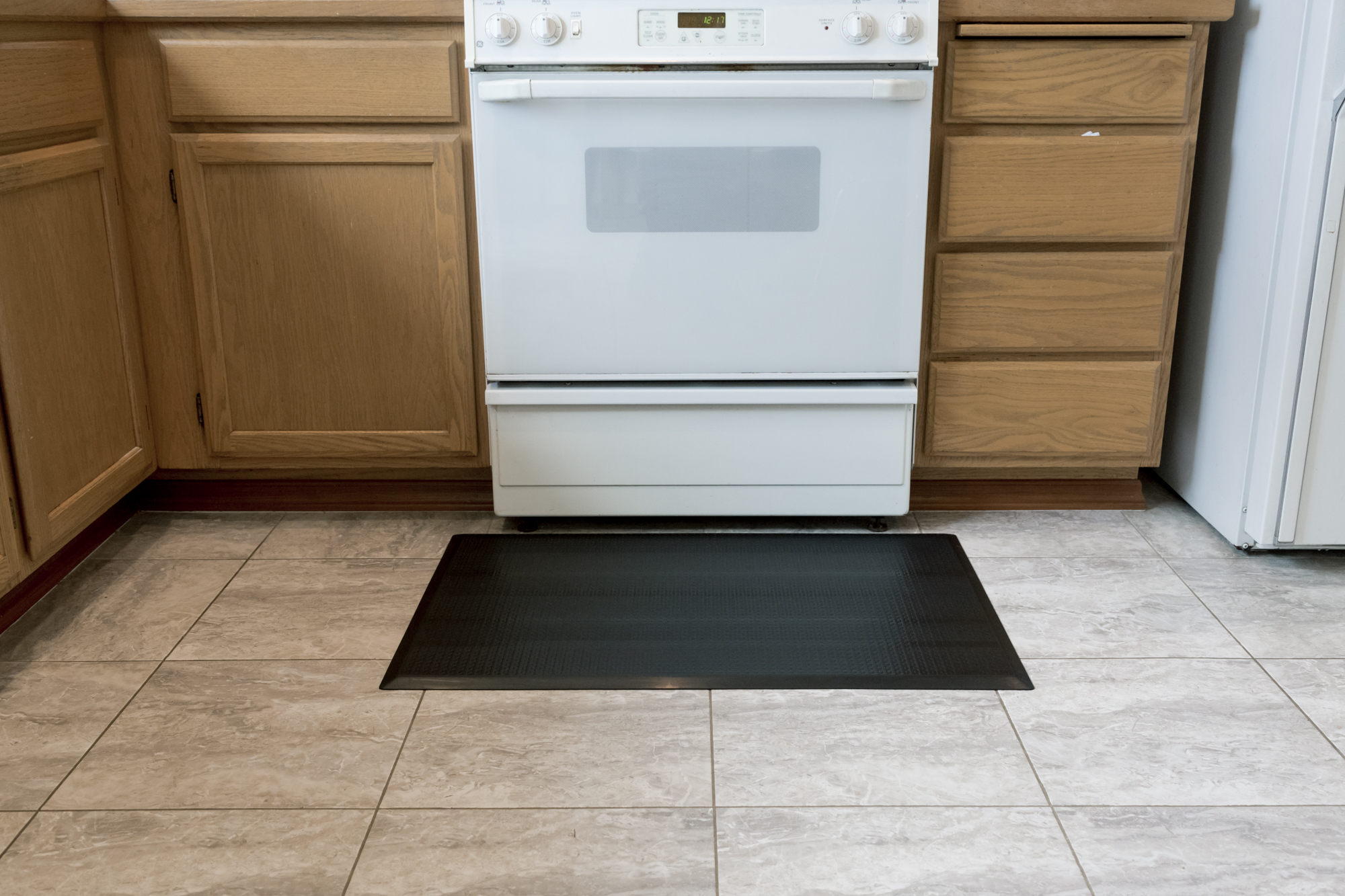 The new SmartCells SlimLine mat is perfect for use in the kitchen.