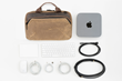 Mac mini Travel Case — shown with potential contents