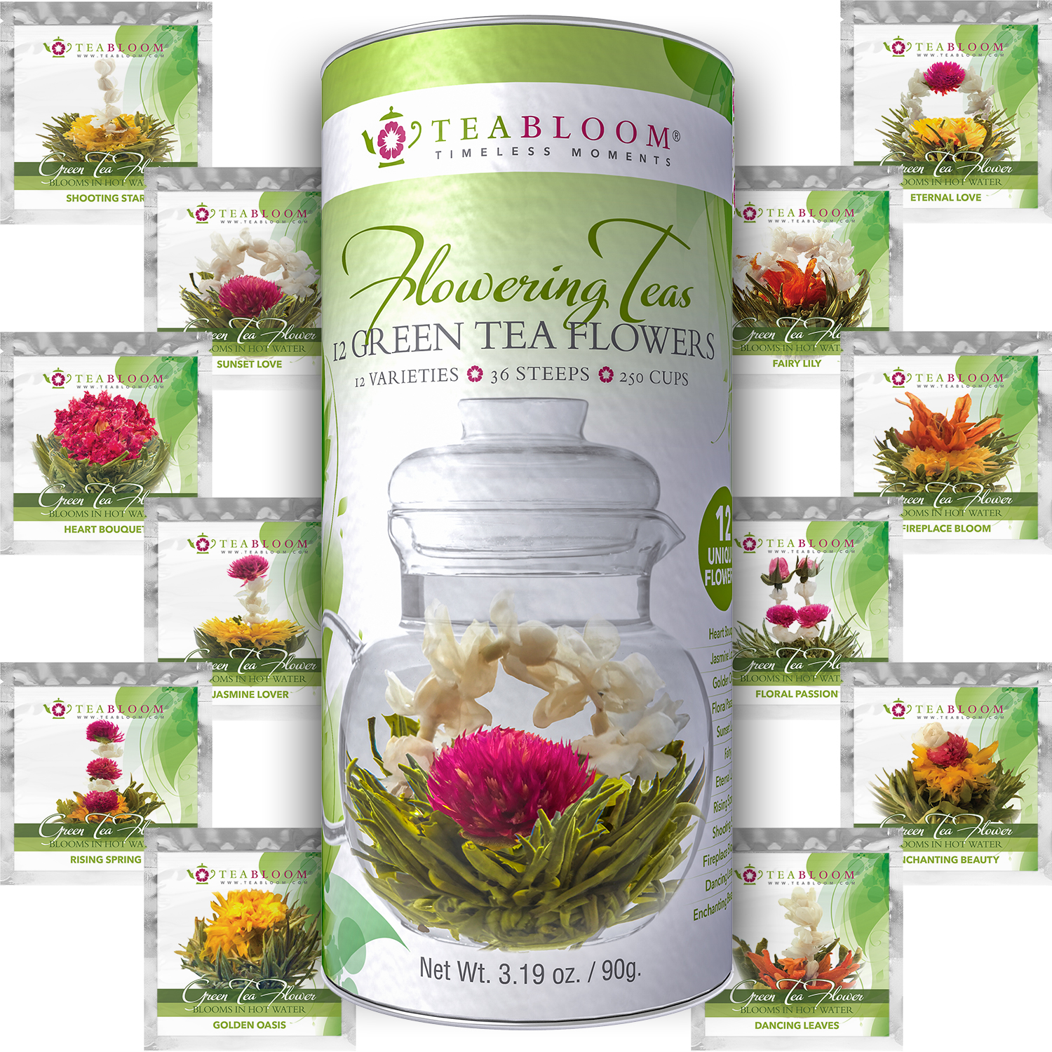 Flowering Tea Gift Canister