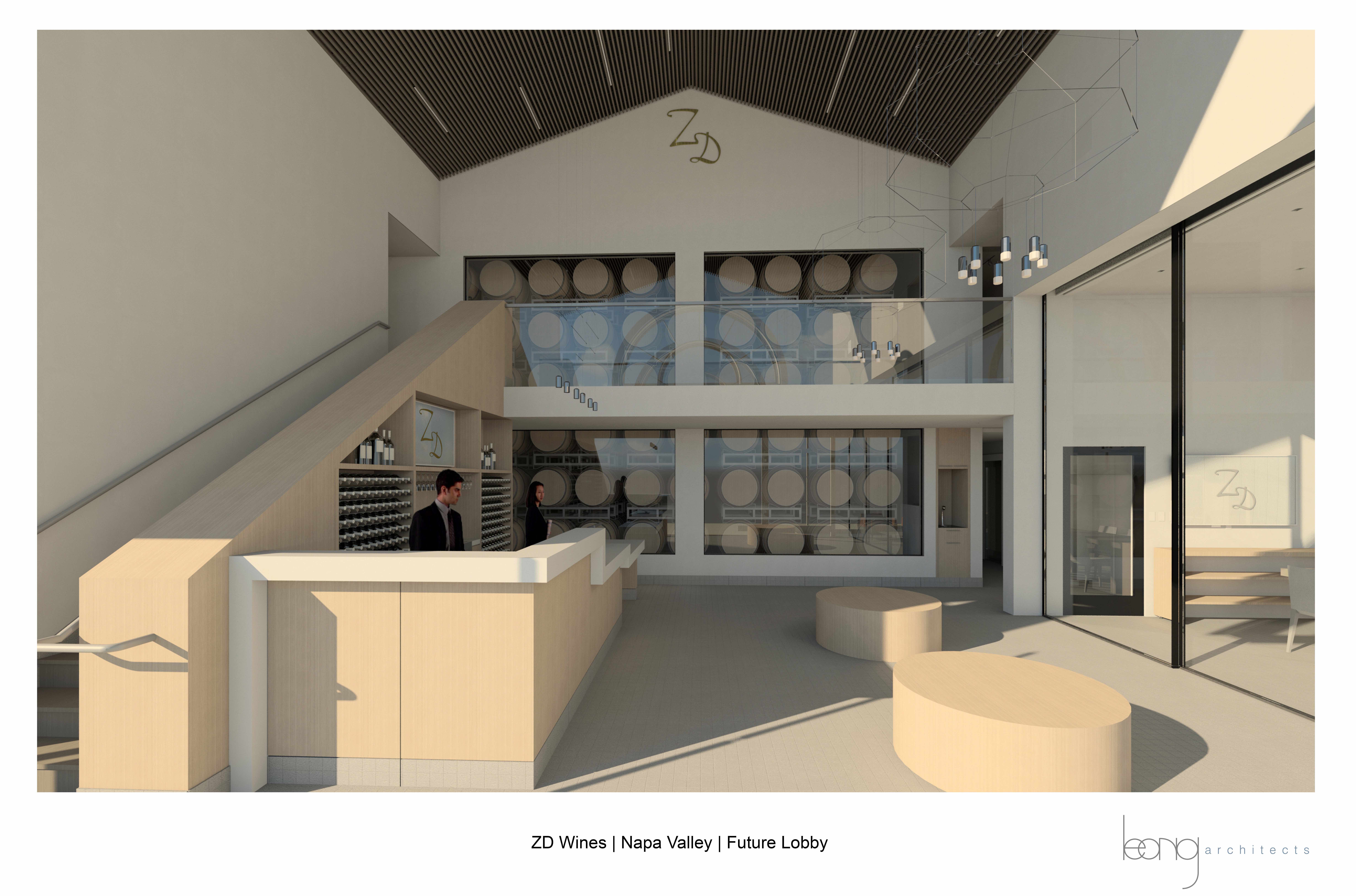 The reception area and private lounge comprise the next renovation phase and will open in the spring of 2019.