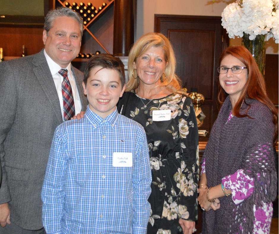 Stacey Clarke-Vail of the William G. Rohrer Charitable Foundation with family