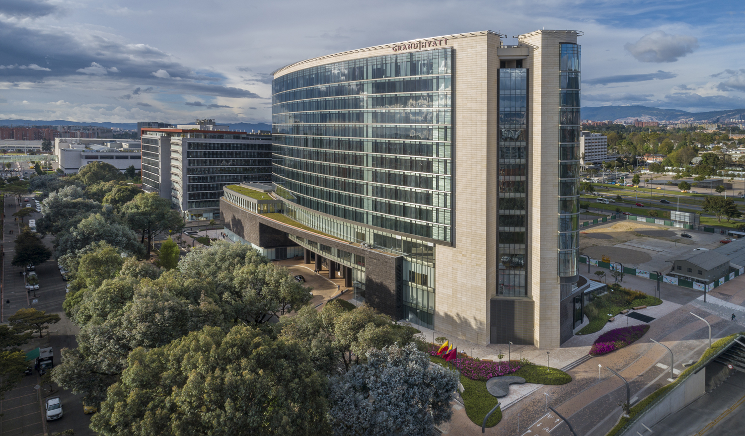 Aerial, Grand Hyatt Bogotá  Photo © James Steinkamp Photography, courtesy GP