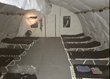 Tri-Fold Relief Beds in Shelter supporting victims of Hurricane Florence