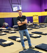 Scott Smalling with donated Relief Beds at Union Rescue Mission