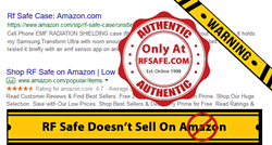 accessories sold amazon rf safe rfsafe only radiation authentic cell phone website official