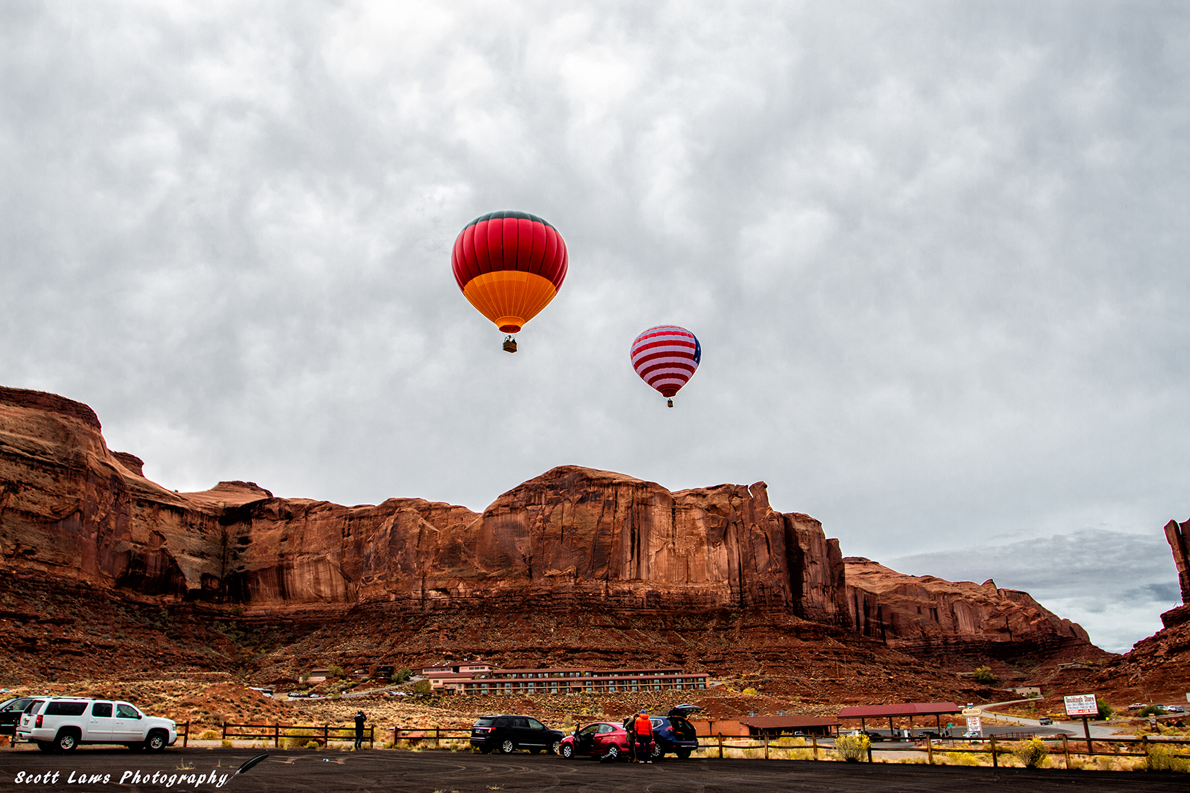 Balloons take flight above Goulding's Lodge