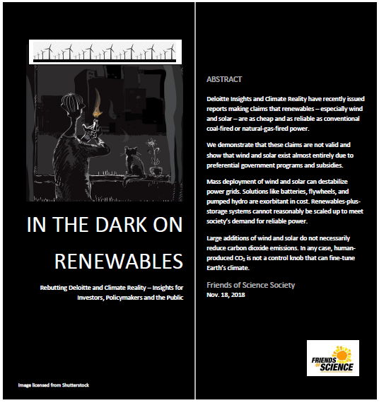 In the Dark on Renewables