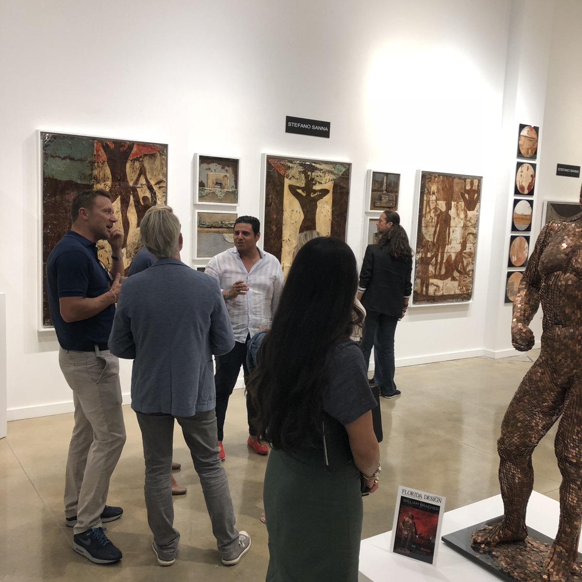 William Braemer Fine Art Gallery, Wynwood/ Miami Opening Night Artist Stefano Sanna