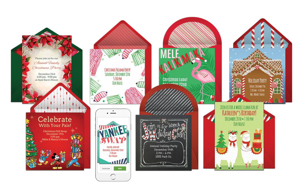 2018 Holiday Invitation Collection