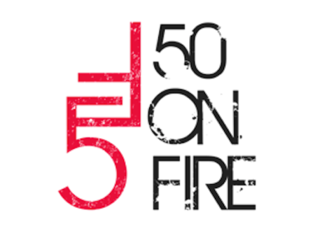 50 on Fire Logo