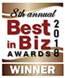 Best in Biz Awards 2018 bronze winner logo