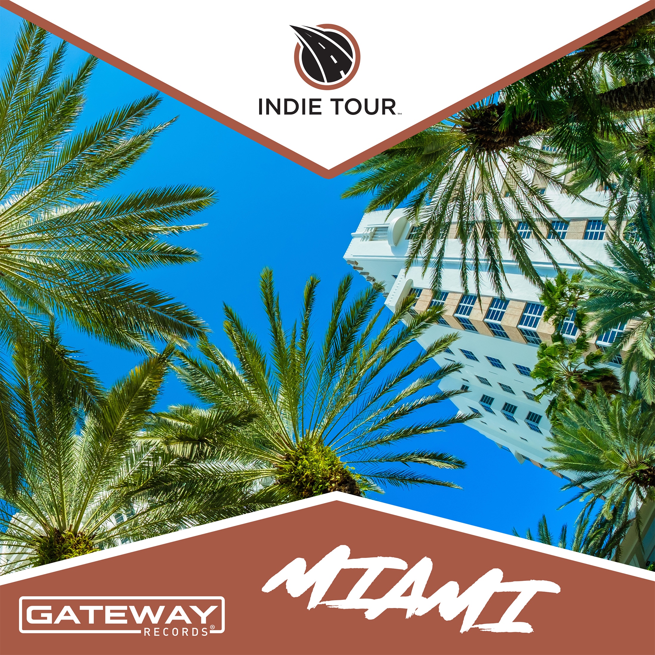 Album cover image for upcoming Indie Tour: Miami Album