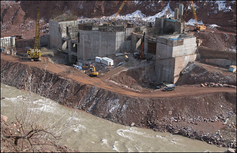 Waterproof upgrade: Penetron crystalline materials were applied to concrete sluices originally built in 1990 to prevent any further deterioration of the concrete structures at the Rogun Hydro plant.