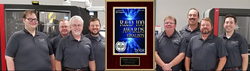 Perfect-3D engineering team and R&D 100 Finalist plaque