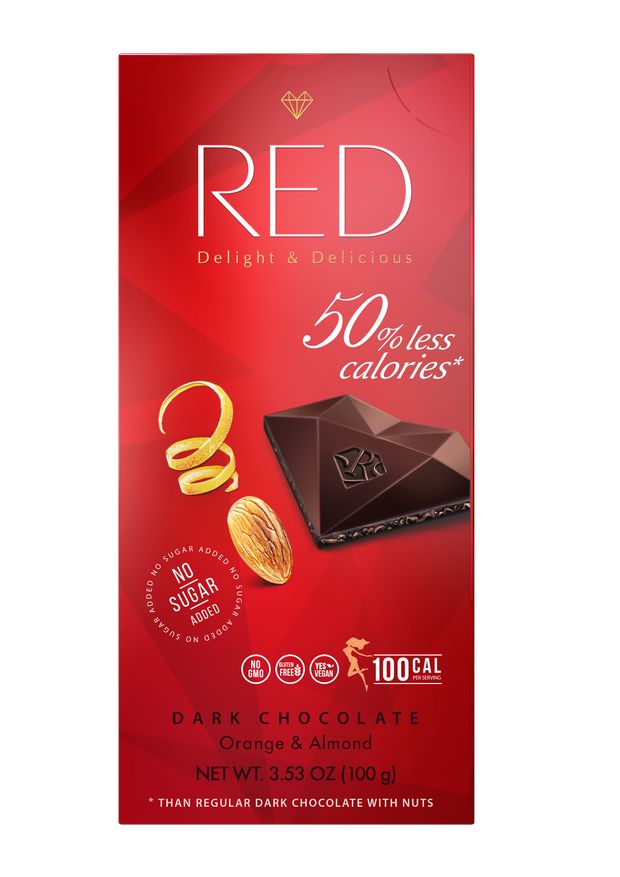 RED Delight has less fat and no added sugar.