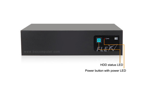 FLEX-BX200-Q370 Embedded PC Frontview