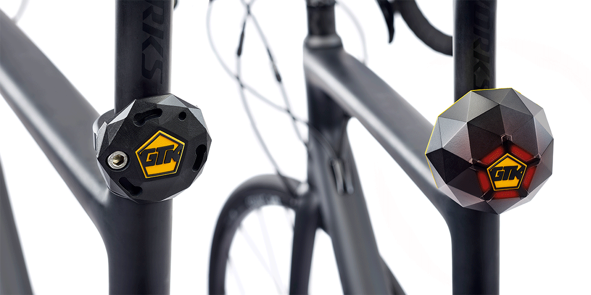 The Limpet smart alarm conveniently doubles as a rear bike light.