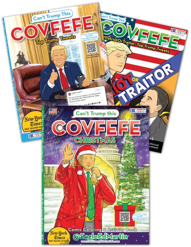 Covfefe (3) Three Book Set with President Trump