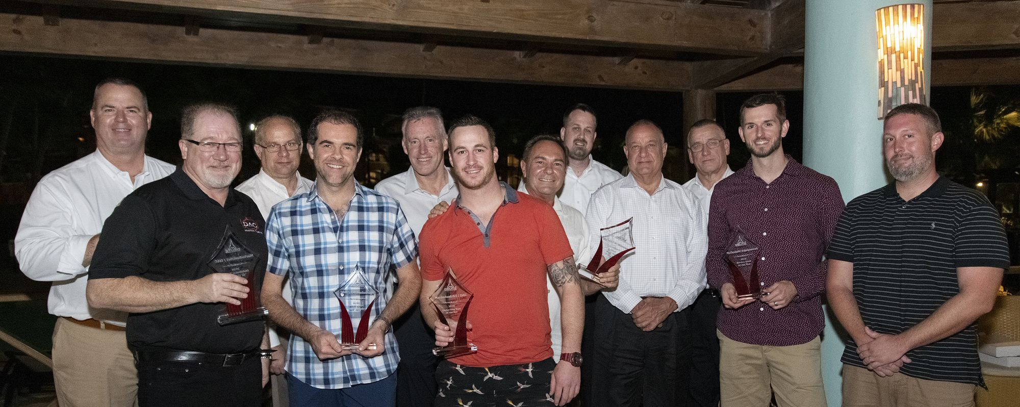 Left to Right: John Dutcher, DEUTZ Corp.; Jack MacMaster, DAC/ Marindustiel; Grant MacNeill, DEUTZ Corp.; Eric Nadeau, Marindustriel; Steve Corley, DEUTZ Corp.; Jason Nagy, Marindustriel; Bill Ackerly